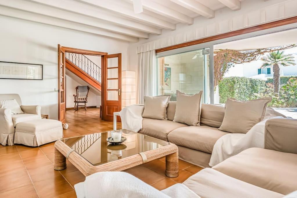 La Calma Espectacular Villa Con Jardin Y Piscina En Menorca С'Алгар Екстериор снимка