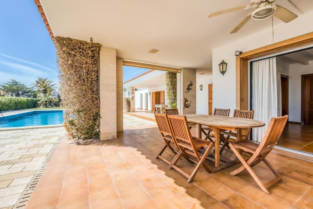 La Calma Espectacular Villa Con Jardin Y Piscina En Menorca С'Алгар Екстериор снимка