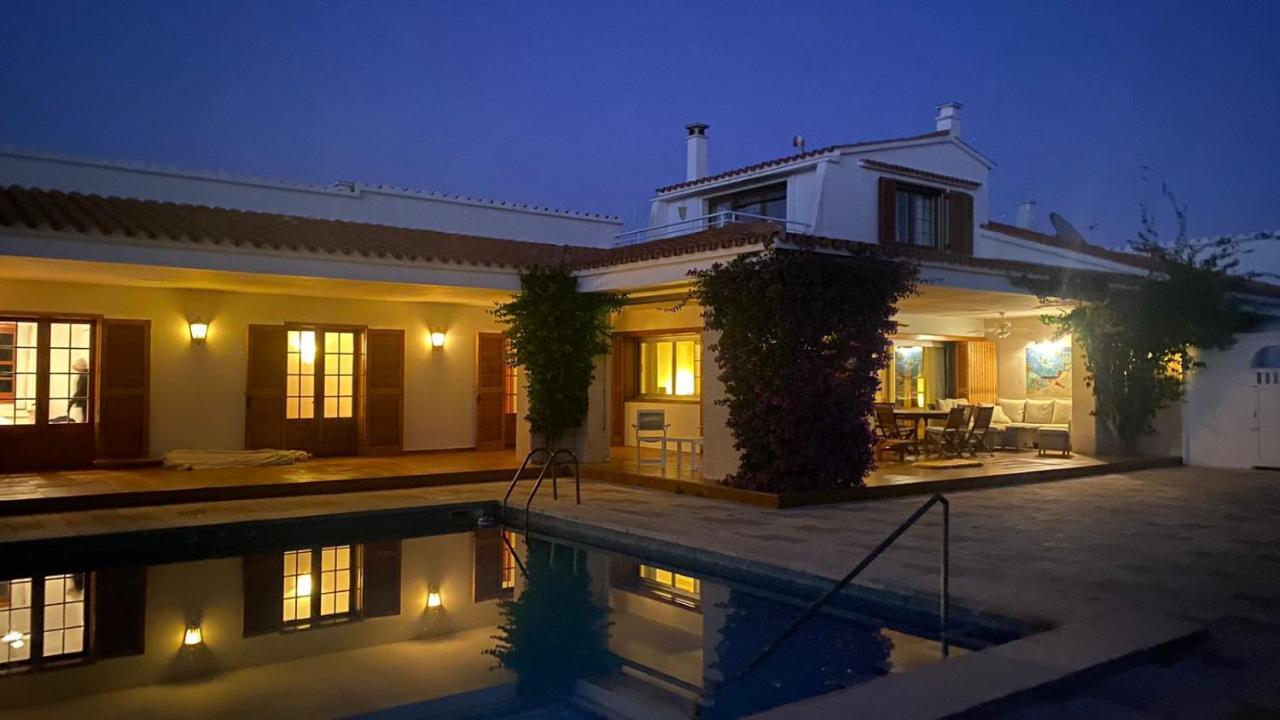La Calma Espectacular Villa Con Jardin Y Piscina En Menorca С'Алгар Екстериор снимка